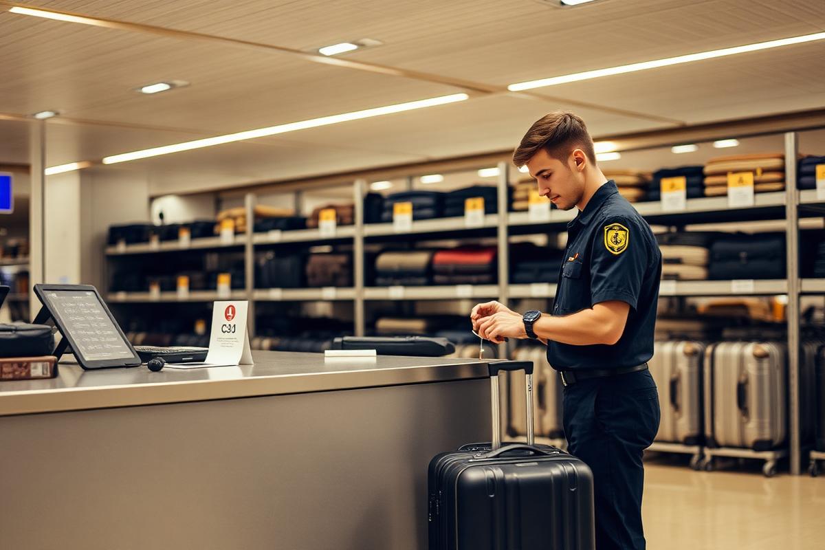 Staffed Counter baggage storage